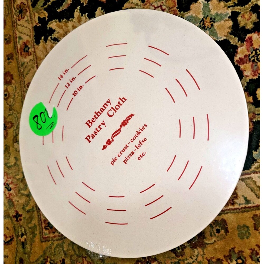 Bethany 19" Pastry Board & Pastry Cloth Mat Set Pie Crust Pizza dough rolling